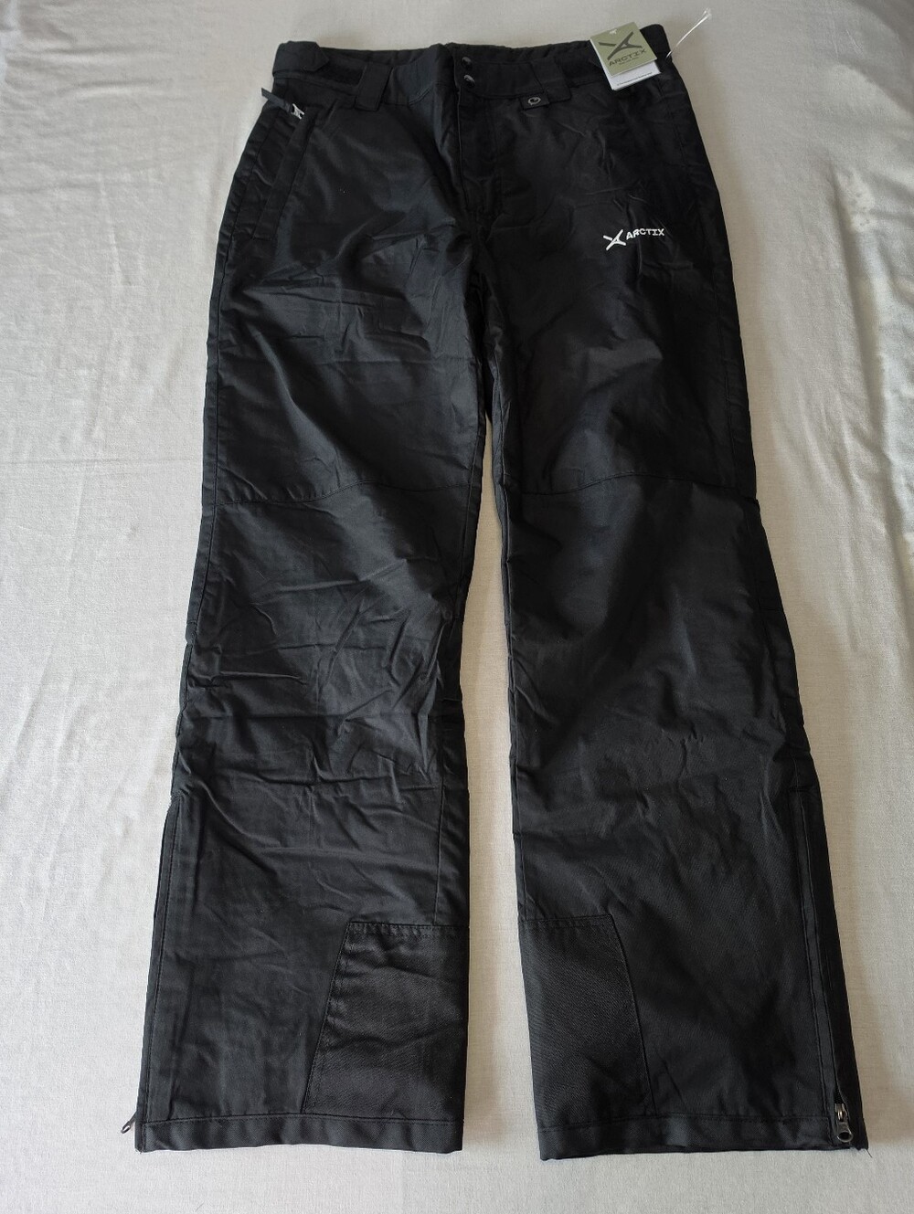 Arctix Men's Essential Snow Pants Black Size M (Waist 32-34)x34 Insulated NWT